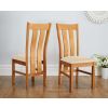 Churchill Solid Oak Cream Leather Assembled Dining Chair – 20% OFF CODE FLASH