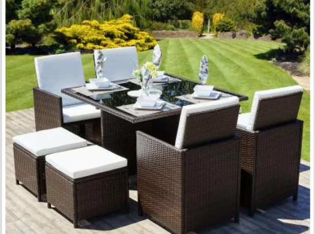 Rattan outdoor sunset sofa